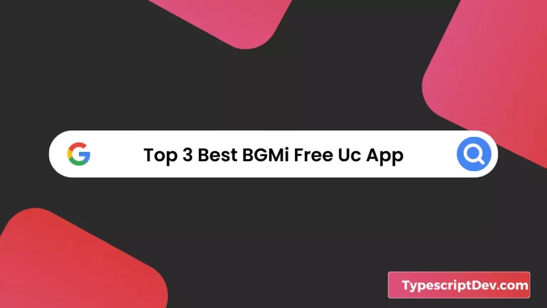 Top 3 Best BGMi Free Uc App